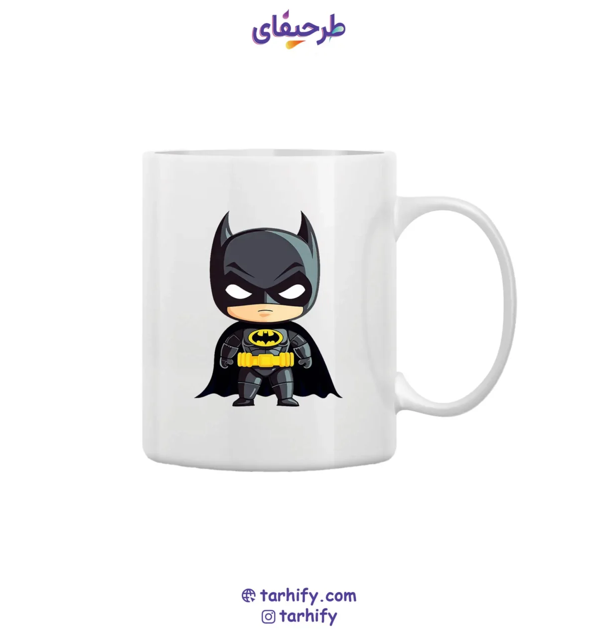 ماگ طرح بتمن با چاپ باکیفیت و تصویر شخصیت Batman