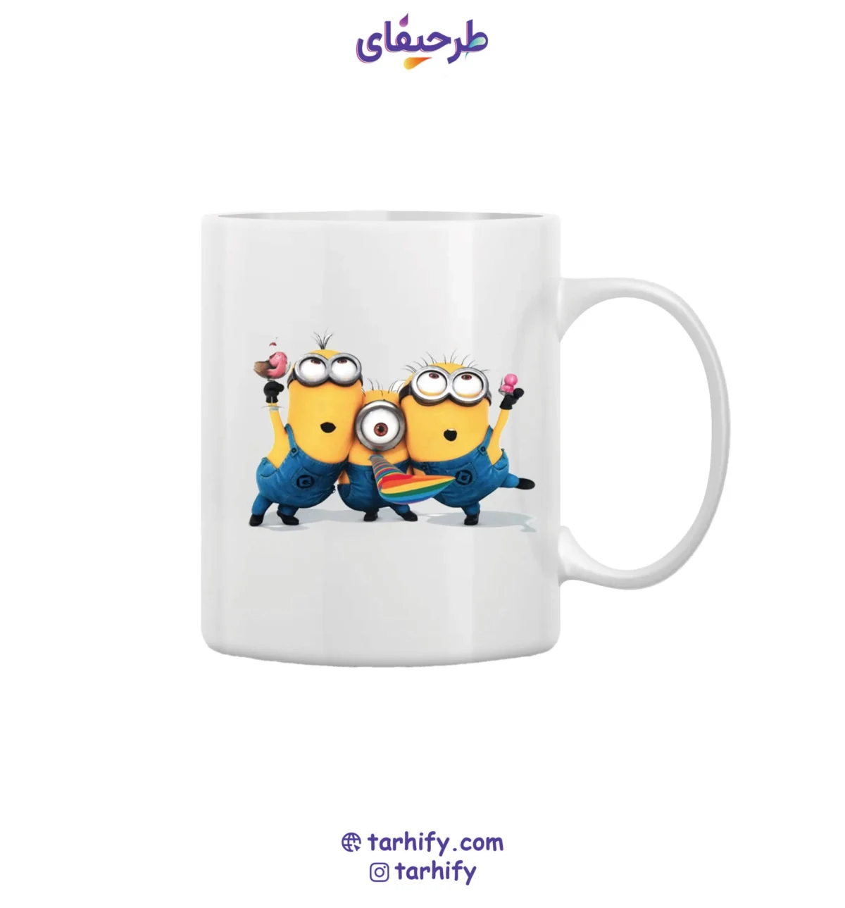 ماگ طرح مینیون ها با چاپ باکیفیت و تصویر شخصیت‌های انیمیشن Minions