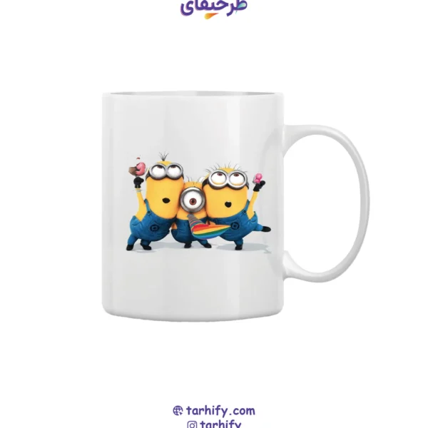 ماگ طرح مینیون ها با چاپ باکیفیت و تصویر شخصیت‌های انیمیشن Minions