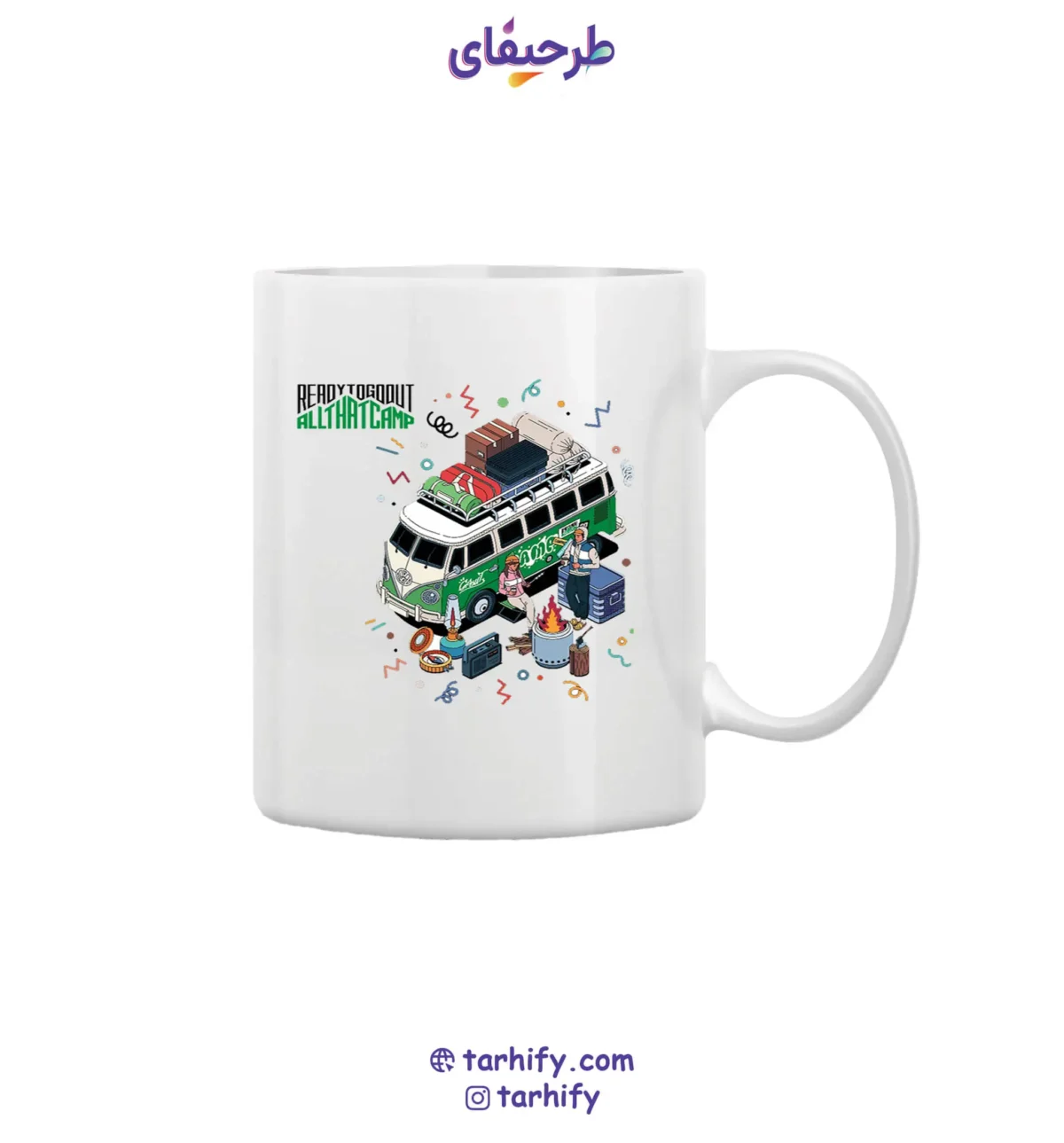 ماگ سرامیکی طرح ون لایف - تصویر 1