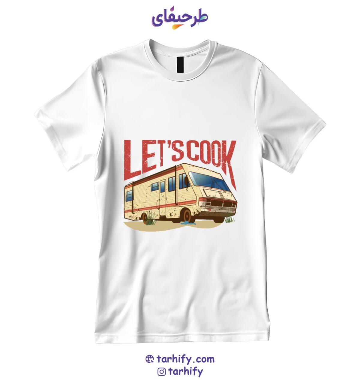 تیشرت طرح ون برکینگ بد Breaking Bad Van با چاپ فانتزی از سریال معروف