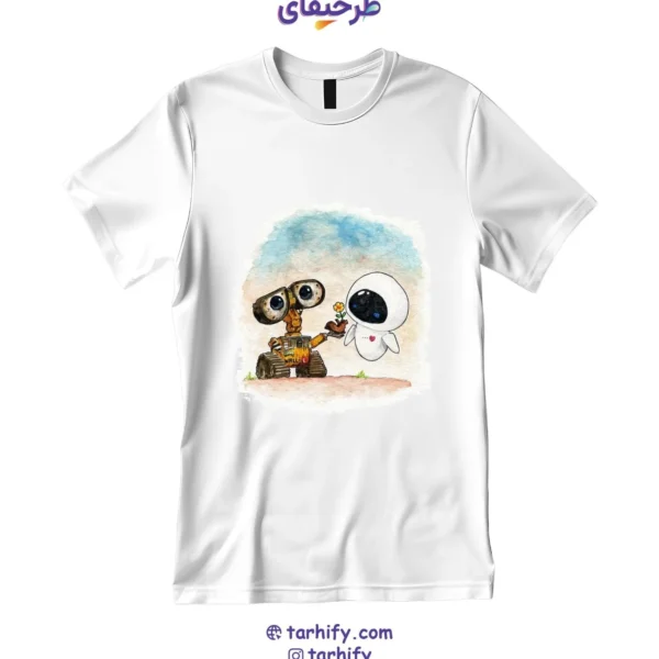 تیشرت طرح وال‌ ای WALL·E با چاپ دیجیتال باکیفیت و پارچه نخ پنبه‌ای