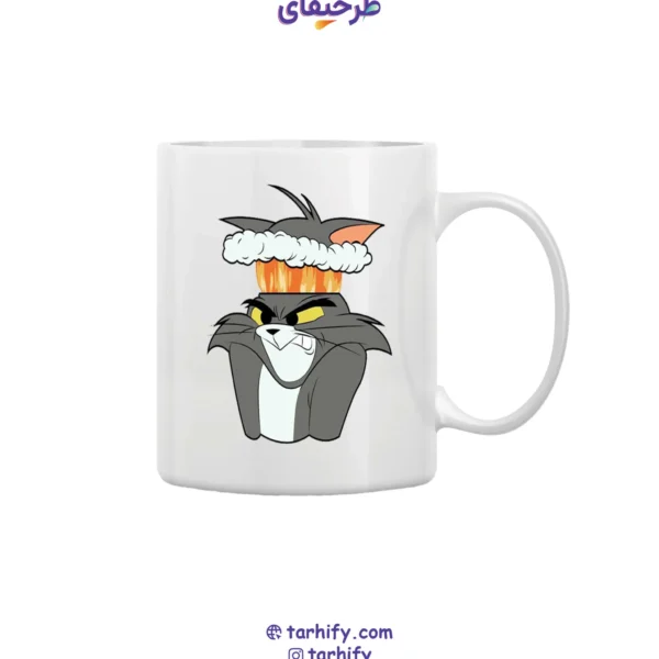 ماگ طرح تام عصبانی (Tom and Jerry Angry Tom) با چاپ باکیفیت
