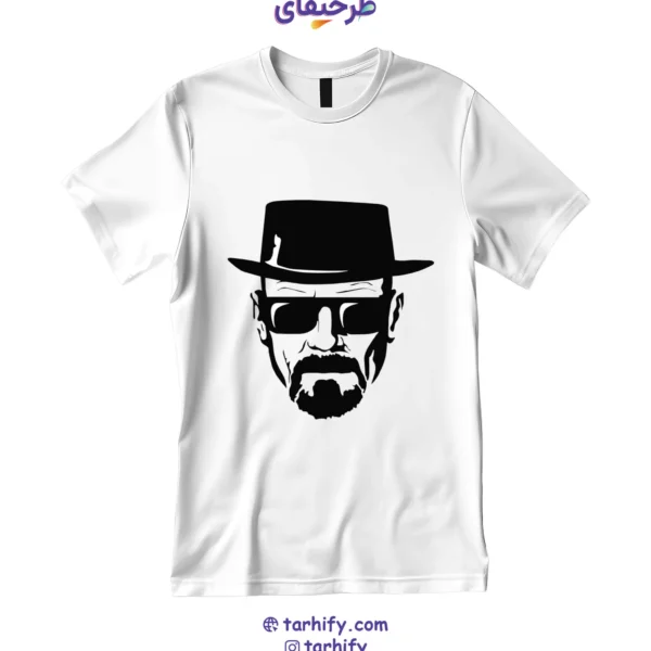 تیشرت طرح والتر وایت Walter White سریال Breaking Bad با چاپ دیجیتال باکیفیت