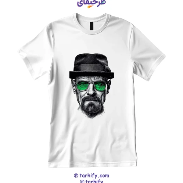 تیشرت طرح والتر وایت Walter White Breaking Bad با چاپ دیجیتال باکیفیت