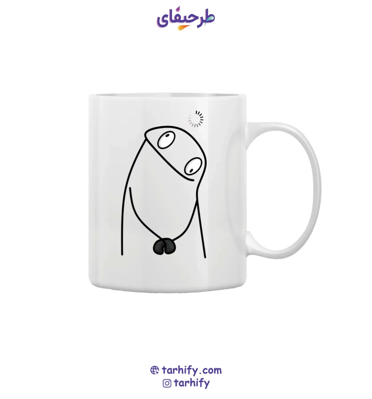 ماگ طرح هنگ (میم لودینگ) کارتونی با چاپ دیجیتال باکیفیت