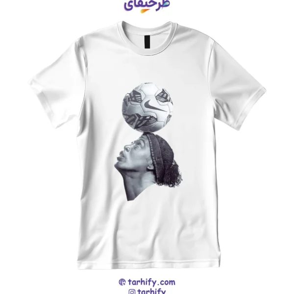 تیشرت طرح رونالدینیو Ronaldinho با چاپ دیجیتال باکیفیت