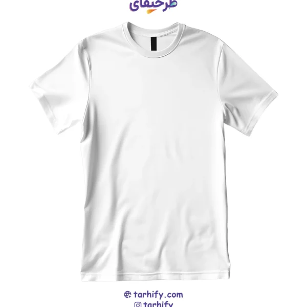 چاپ دلخواه تصویر روی تیشرت سفید