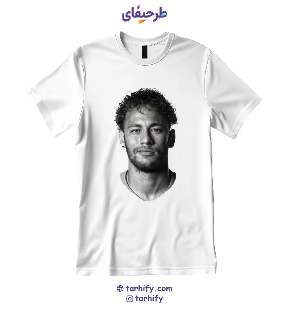 neymar-tshirt-tarhify.com تیشرت طرح نیمار Neymar Jr با چاپ دیجیتال باکیفیت