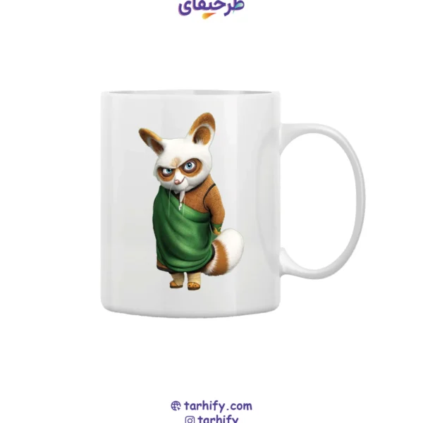 ماگ طرح استاد شیفو پاندای کونگ فوکار با چاپ باکیفیت و تصویر Master Shifu