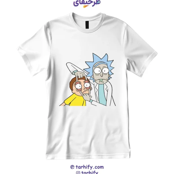 تیشرت طرح ریک اند مورتی Rick and Morty با چاپ دیجیتال باکیفیت