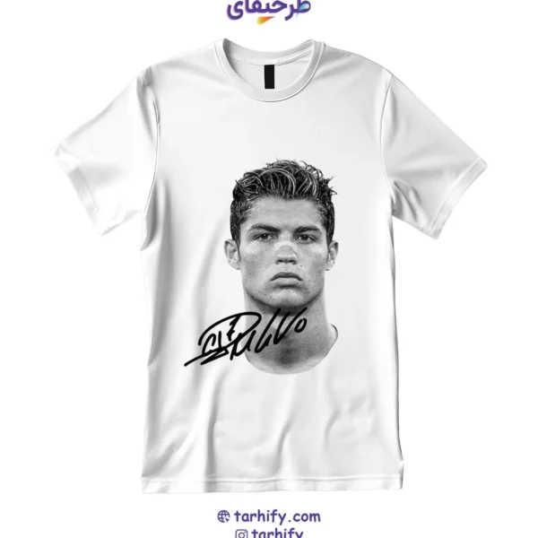 تیشرت طرح کریستیانو رونالدو با چاپ دیجیتال باکیفیت