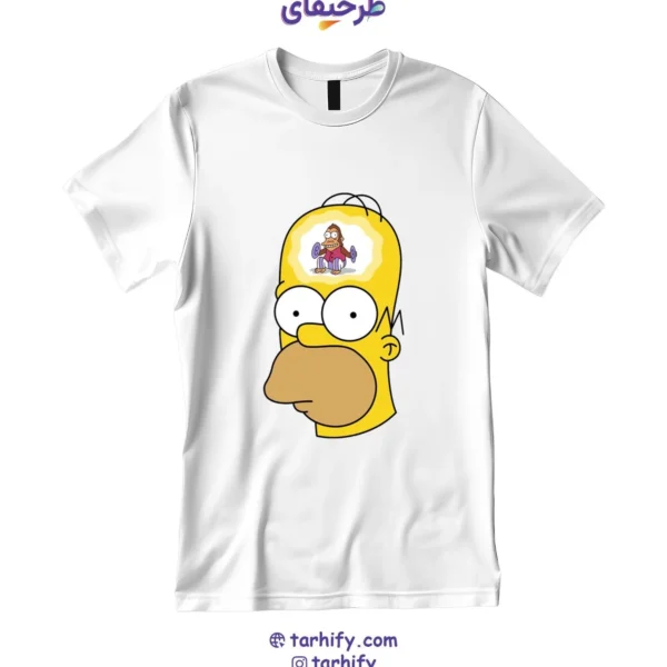 تیشرت طرح سیمپسون The Simpsons با چاپ دیجیتال باکیفیت