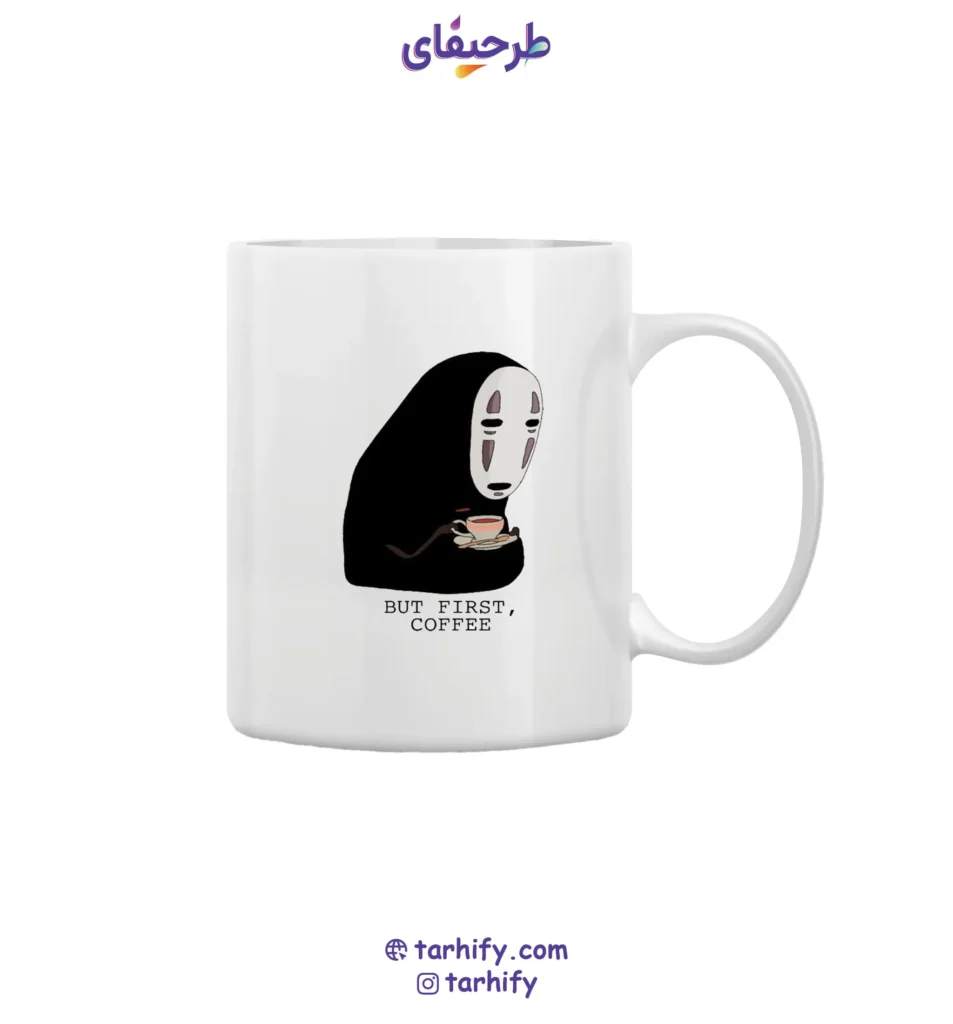 ماگ طرح راهبه و قهوه Nun and Coffee با چاپ هنری از راهبه در حال نوشیدن قهوه